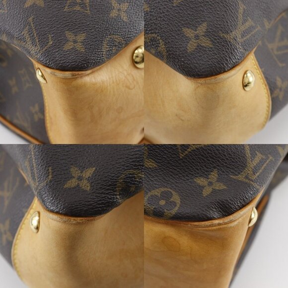 LOUIS VUITTON Brown Monogram Canvas Tote Bag - Picture 4 of 16